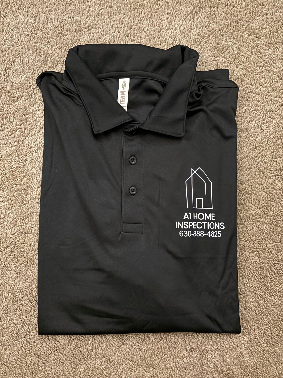 Custom Branded A1 Home Inspections Polo Shirt