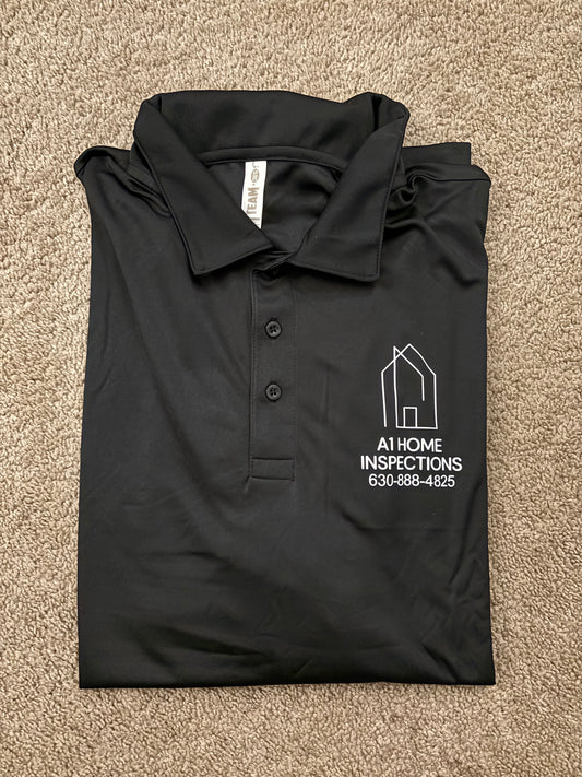 Custom Branded A1 Home Inspections Polo Shirt