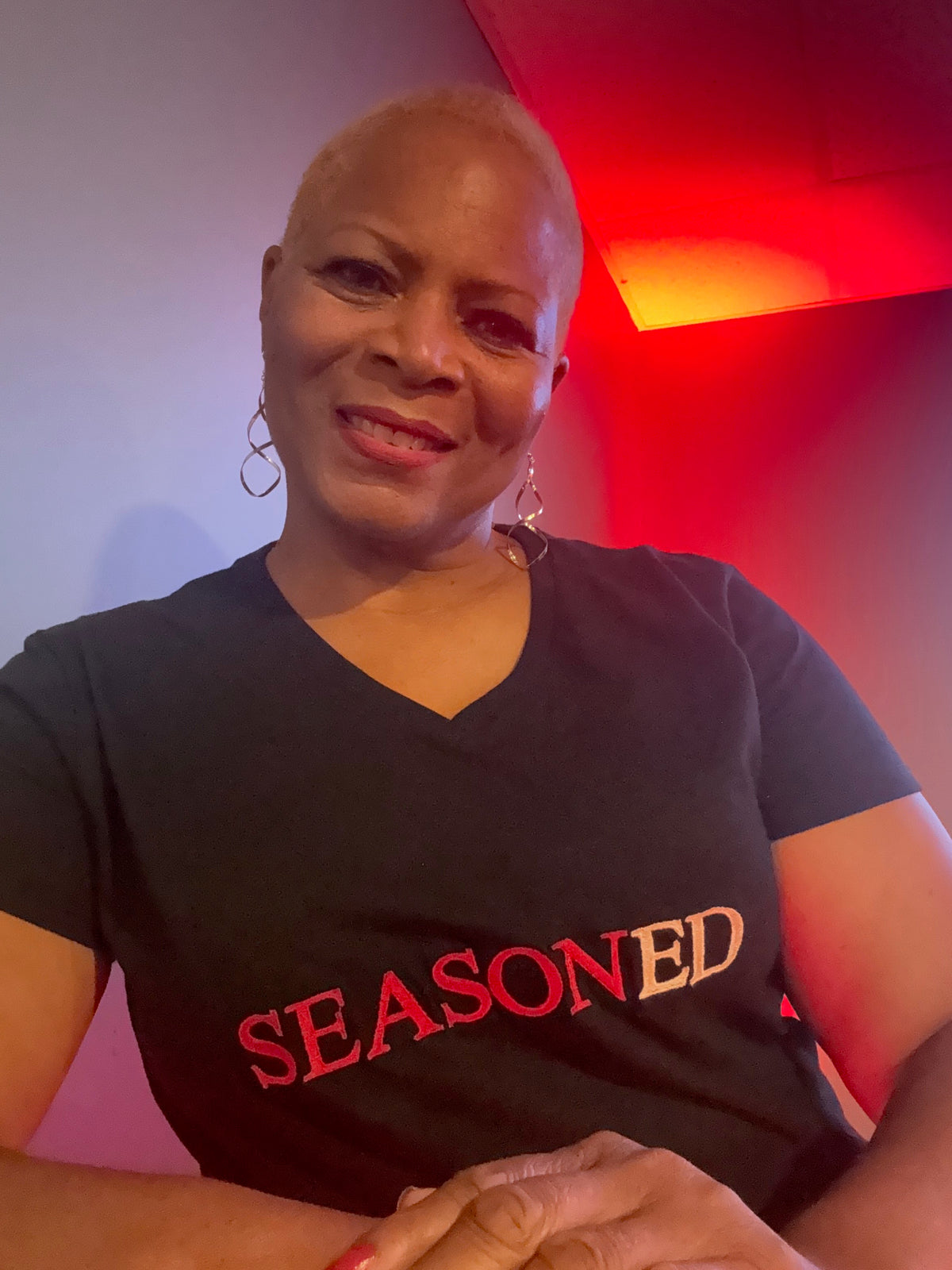 Custom "SEASONED the Series" Embroidered T-Shirt